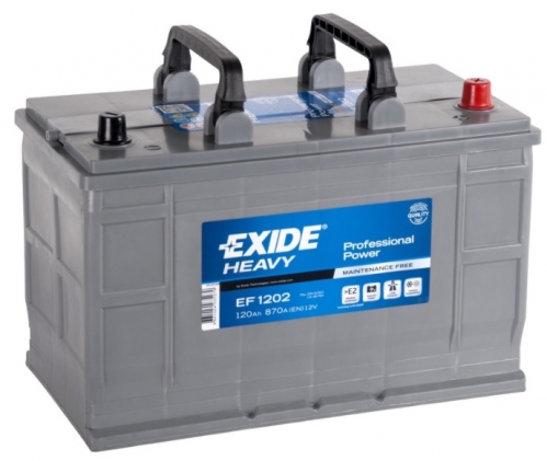 EXIDE Autobaterie EXIDE Professional POWER HDX EF1202 (12A, 120Ah, 870A)