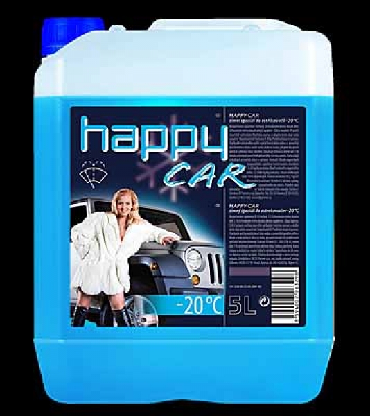 HAPPY CAR zimní směs do ostřikovačů 5L -20°C