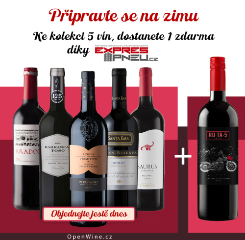 Kolekce vína - Připravte se na zimu s námi a EXPRESPNEU