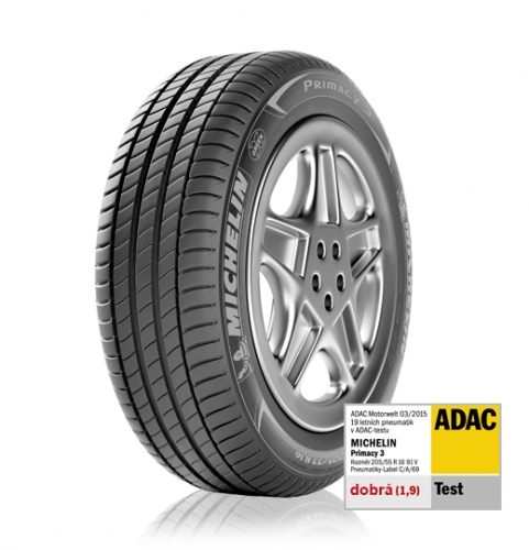 MICHELIN  205/60 R 16 PRIMACY 3 GRNX 96V XL SELFSEAL